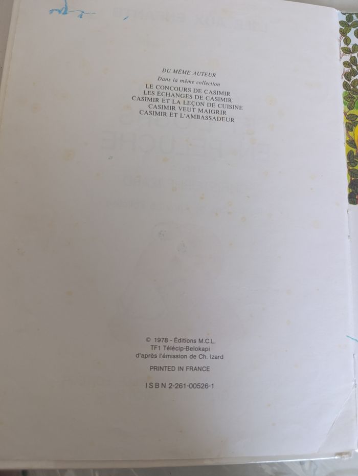 Lot de 2 livres vintage Casimir 1978 - photo numéro 7