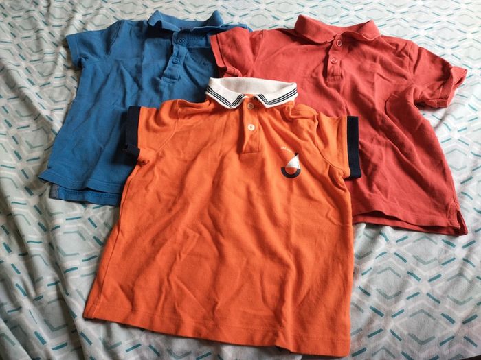 Lot de 3 polos manches courtes