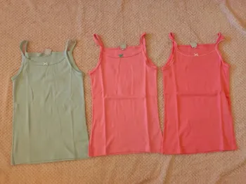 Lot de 3 maillots de corps Petit Bateau 10 ans