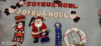 Lot de décorations de Noël