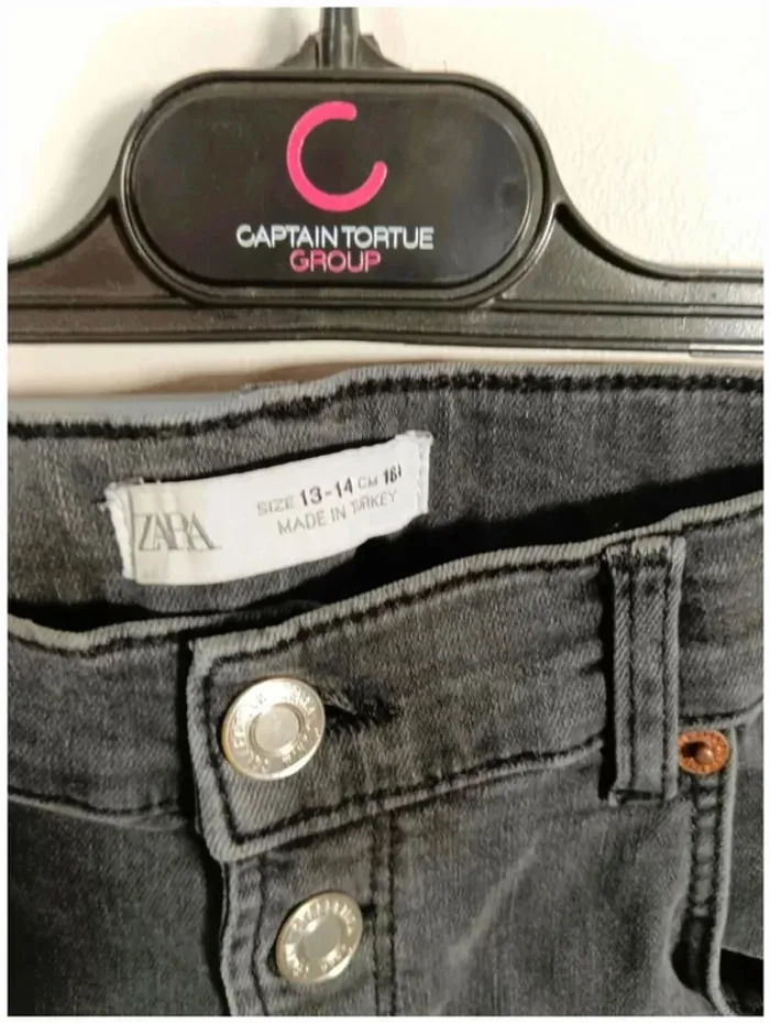 C19 jeans noir Zara 13-14 ans - photo numéro 3