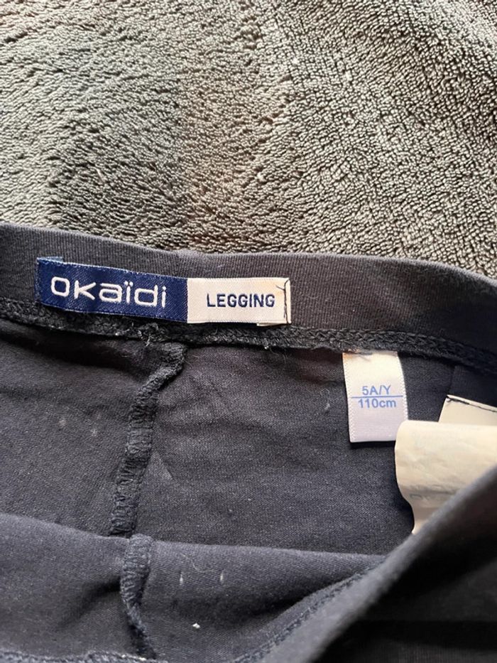 Legging fille okaïdi 5 ans marine - photo numéro 2