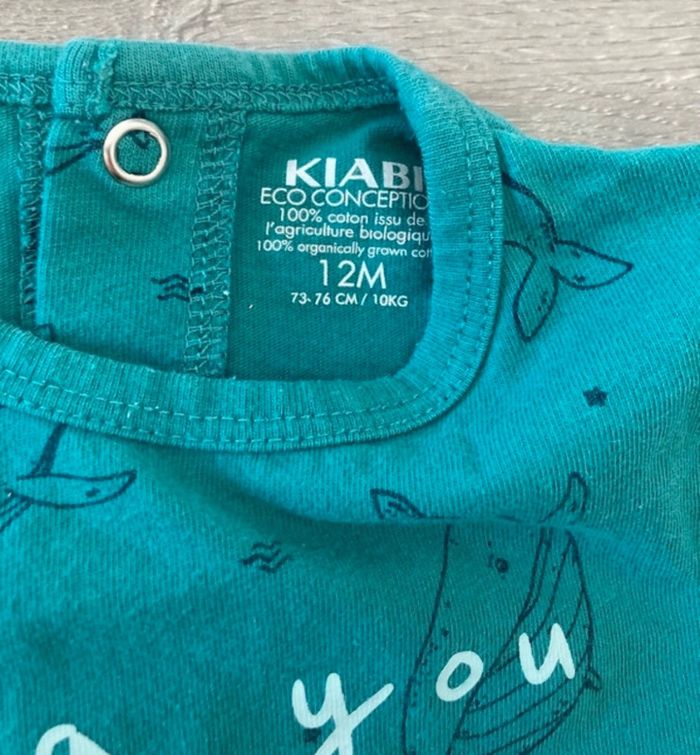 Pyjama 1 pièce coton 12 mois kiabi - photo numéro 3