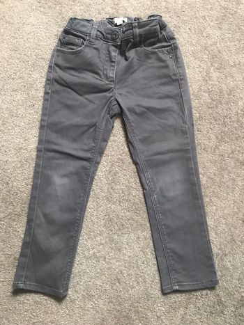 Pantalon gris fille Vertbaudet 4 ans