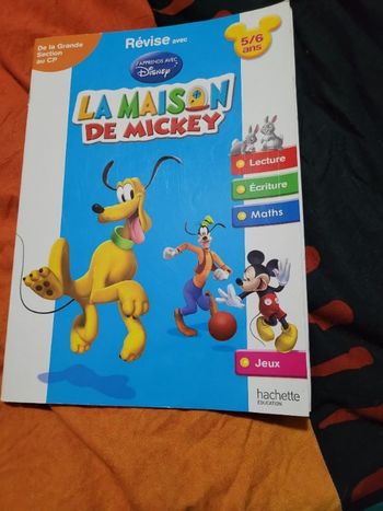 Révisé 5/6 ans avec la maison de Mickey