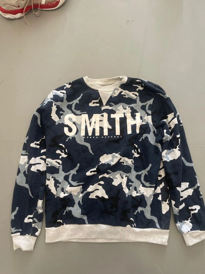 Pull Smith et Jones à motif camouflage taille L