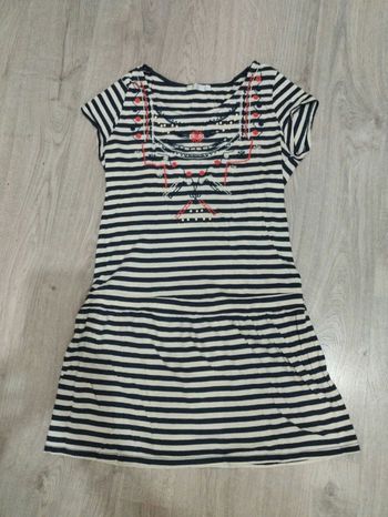 Robe marinière perles Promod taille 36-38