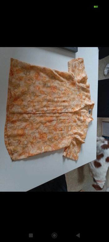 Chemisier femme Pierbe Paris taille 42 rétro vintage ancien transparent