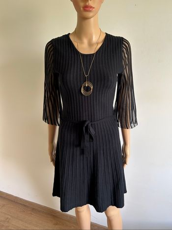 Robe pull noire avec manches 3/4 Morgan taille M TBE