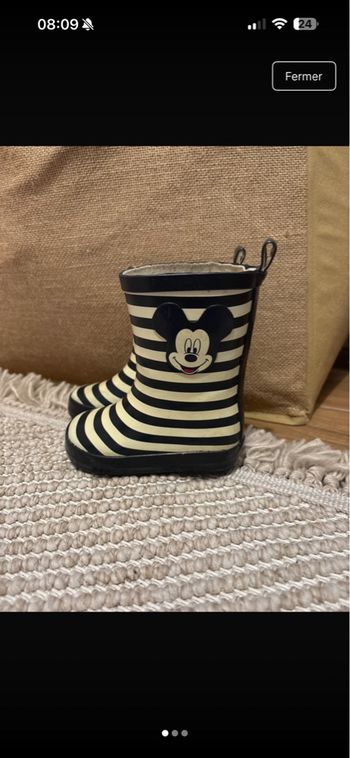 Bottes Mickey garçon 