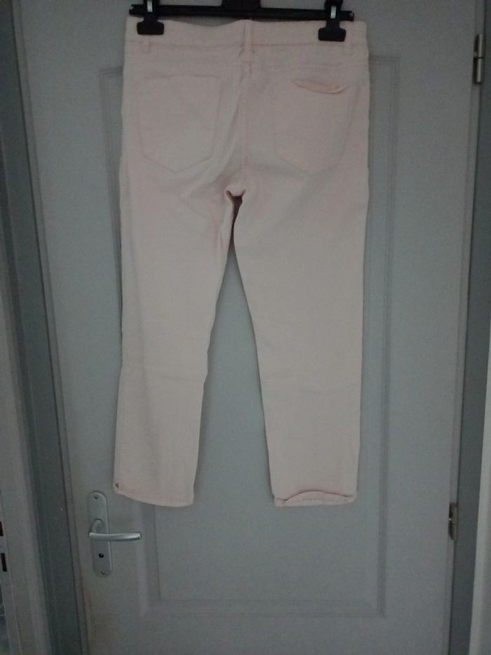 Jean 3/4 rose pâle - photo numéro 2