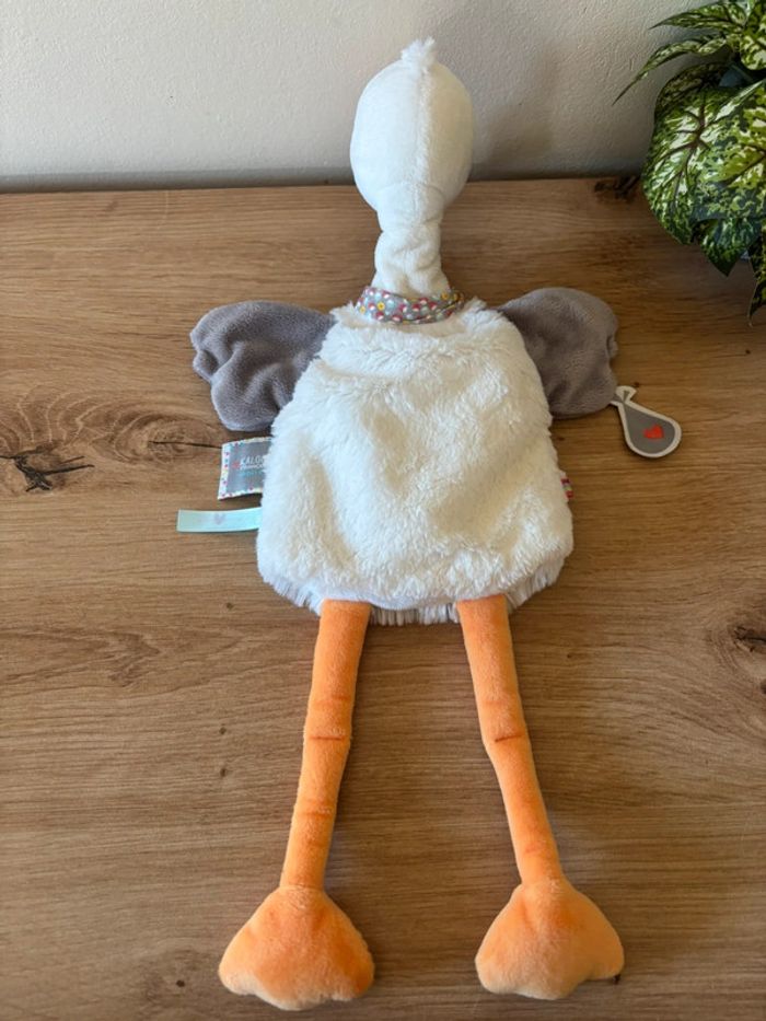 Doudou marionnette cigogne dandy nopnop kaloo - photo numéro 3