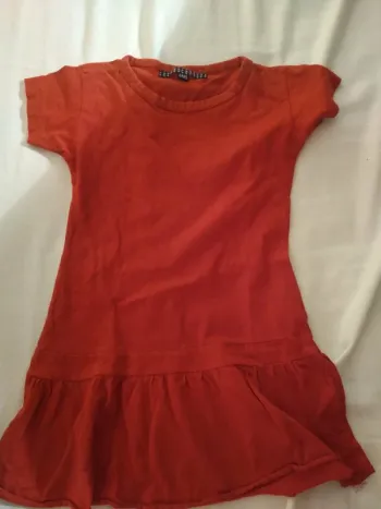 Robe Fille 8 ans Rouge