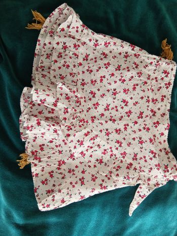 Jupe short fleuri 7 ans 