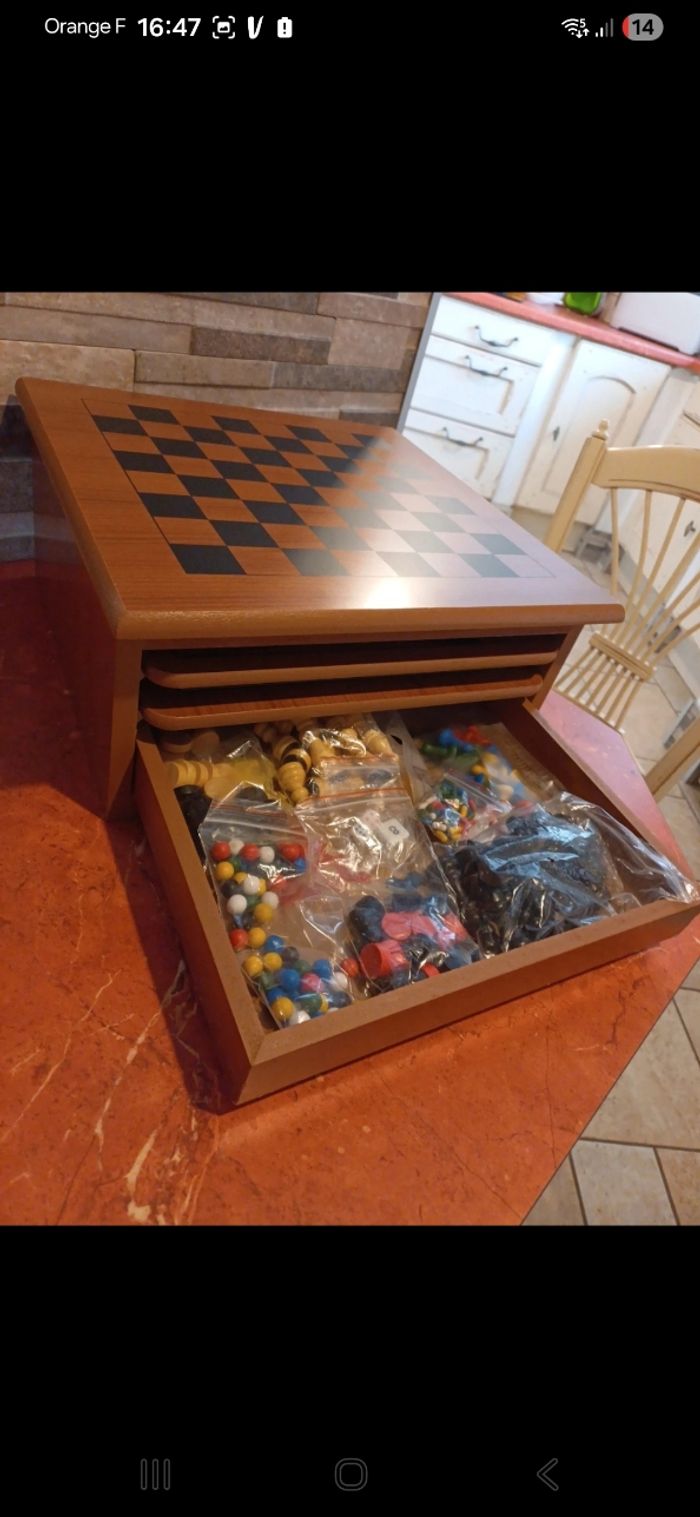 Jeu 10 en 1 holzspieldbox - photo numéro 9