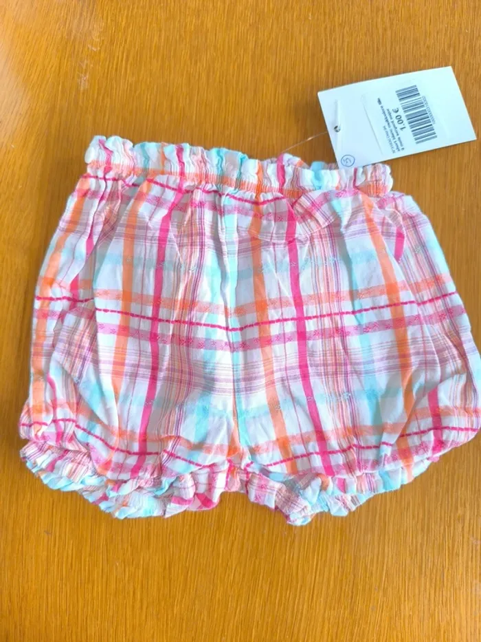 318302 short multicolore fille 9 mois sergent major