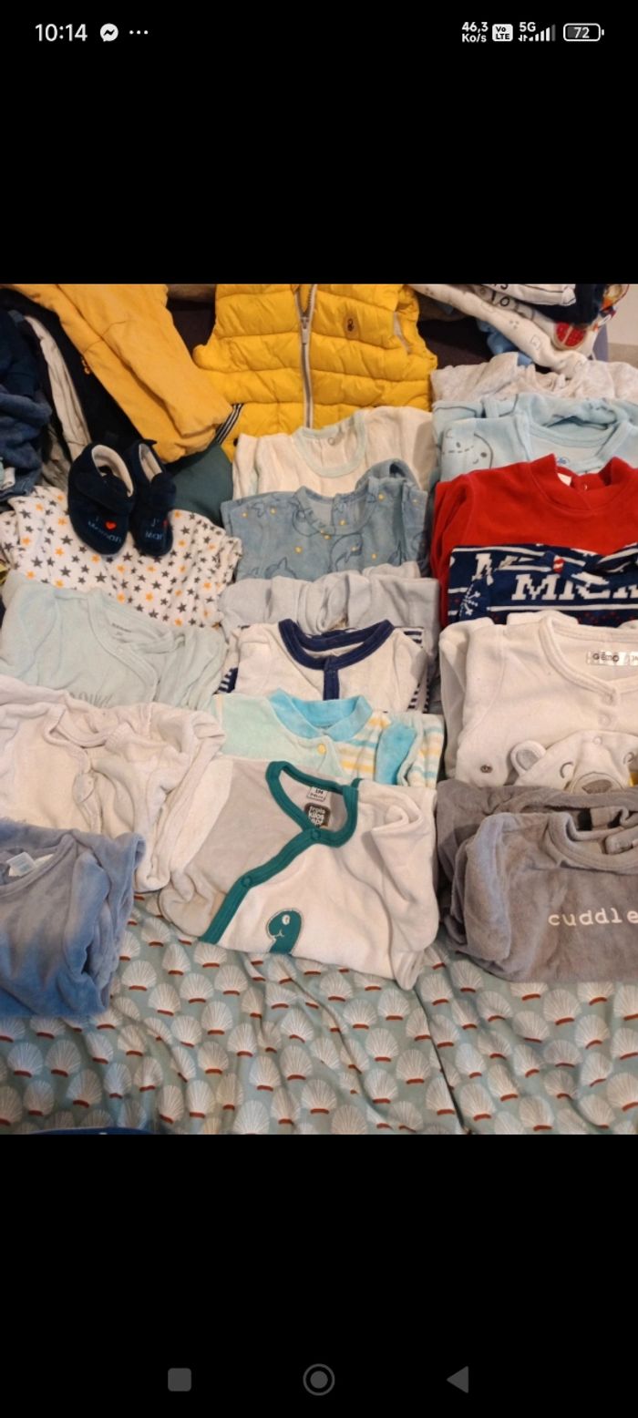 Lot vêtements garçon 1 3 mois - photo numéro 3