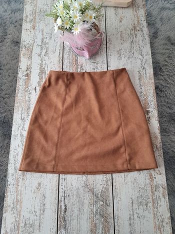 Jupe imitation daim