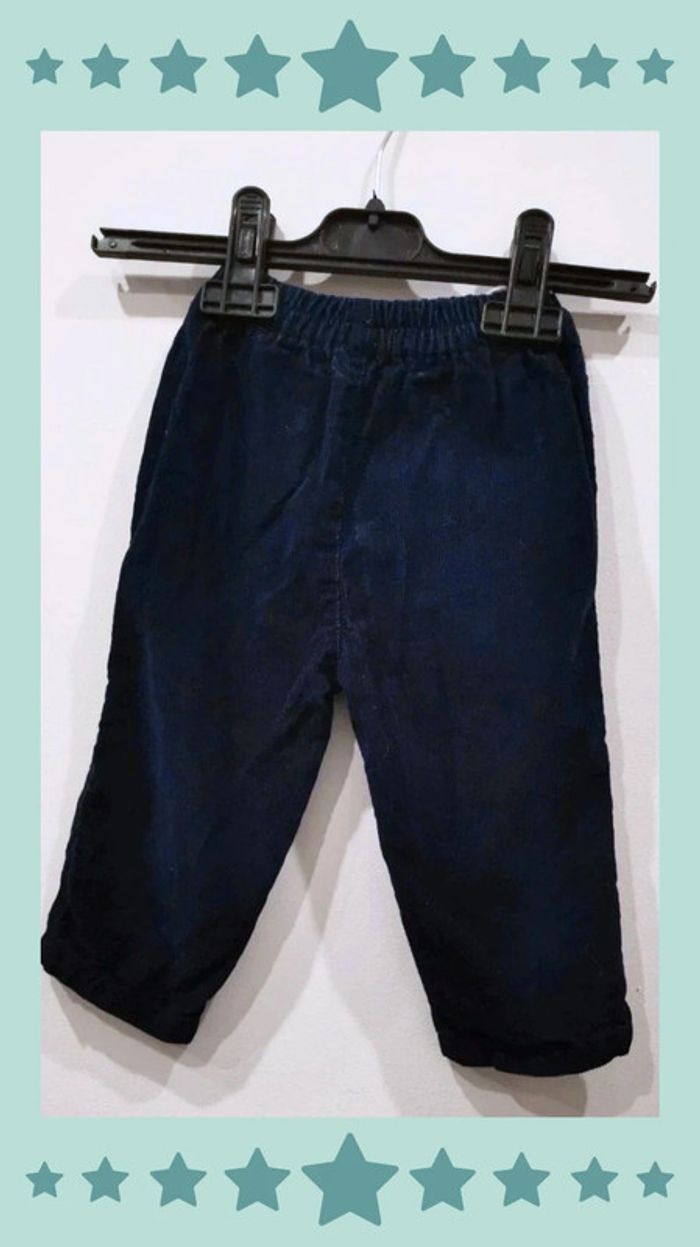 🍄 Pantalon velours 12 mois - photo numéro 2