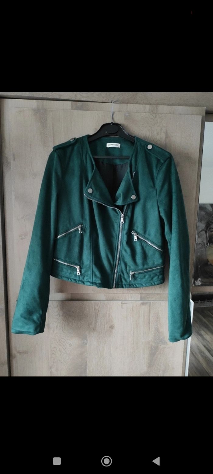 Veste Neuve vert foncé Cache Cache