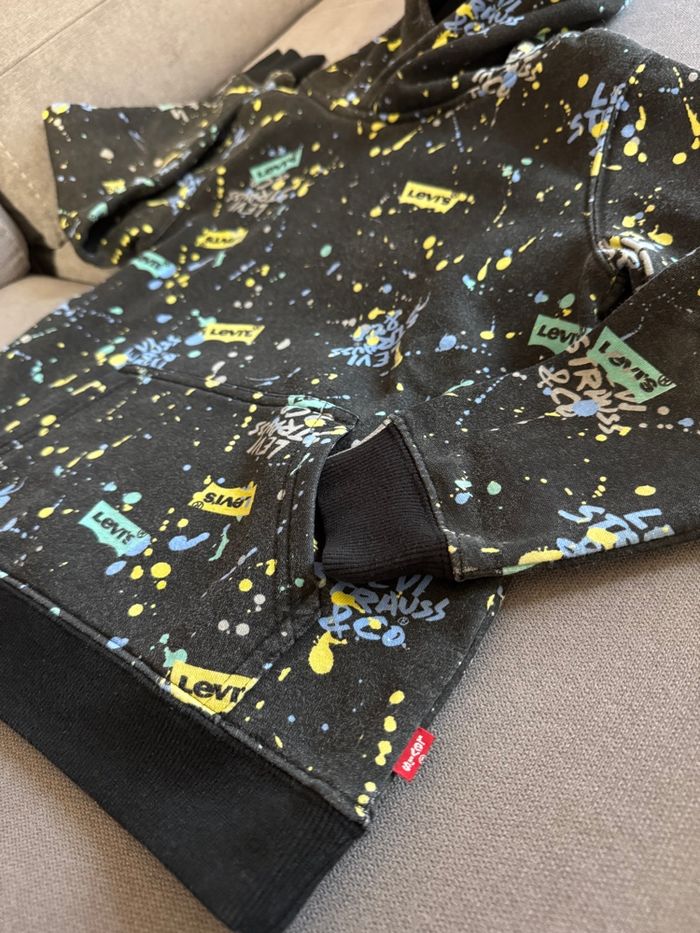 Superbe Sweat capuche Levi’s  6 ans Garçon - photo numéro 4