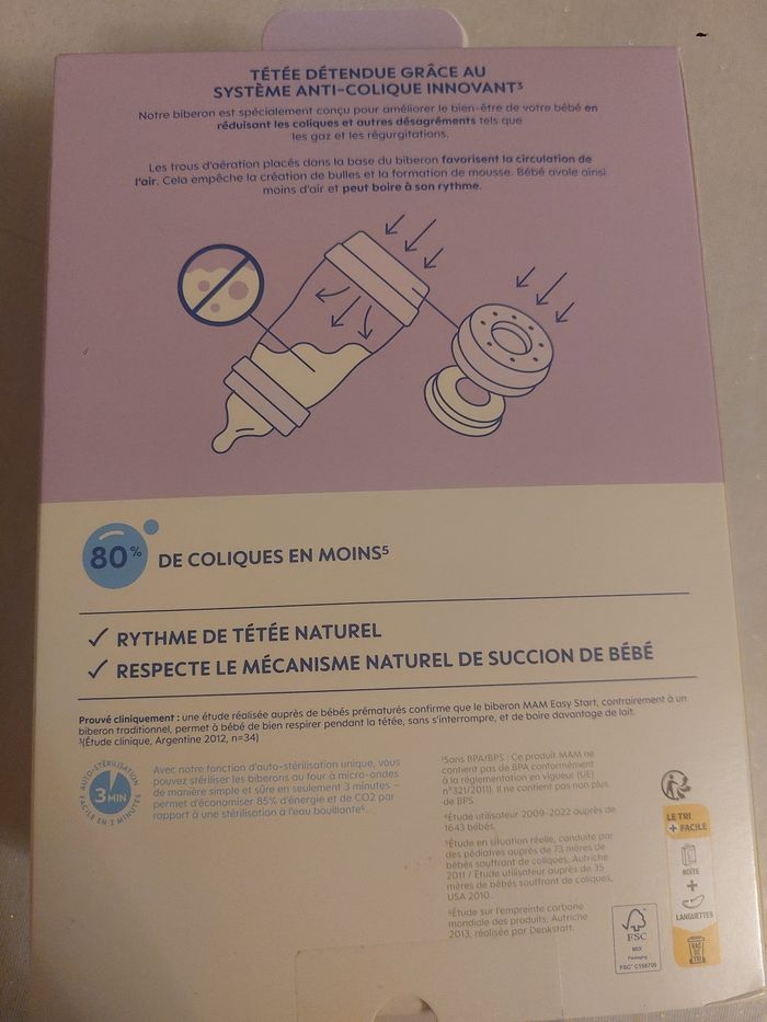 2 Biberons Mam 320ml neufs - photo numéro 2