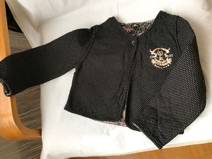 Gilet boléro ikks fleuris intérieur