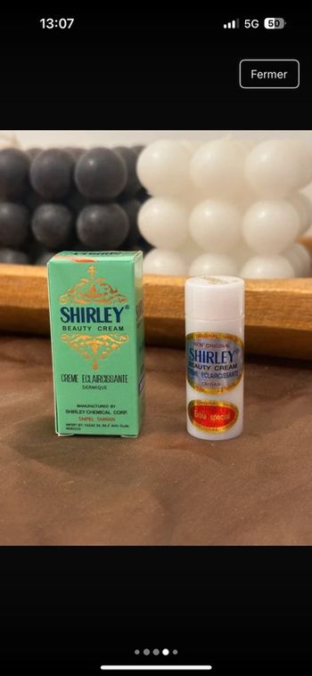 Shirley crème éclaircissante