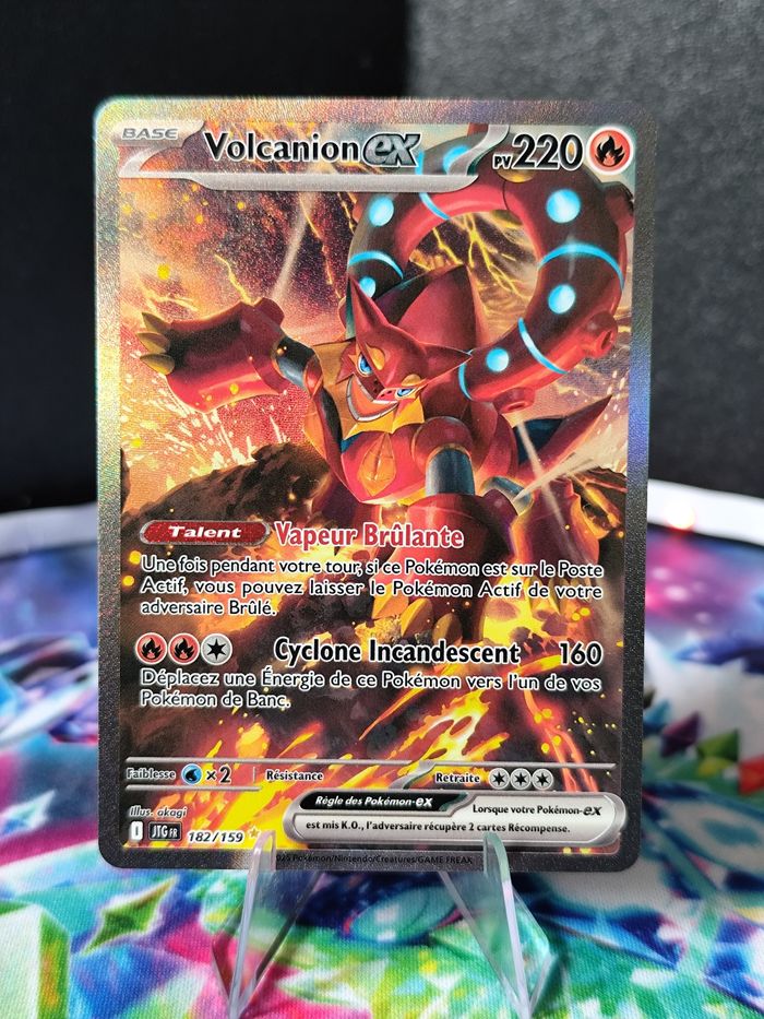 Carte pokémon neuve 🇨🇵 Volcanion ex 182/159 Alt aventure ensemble