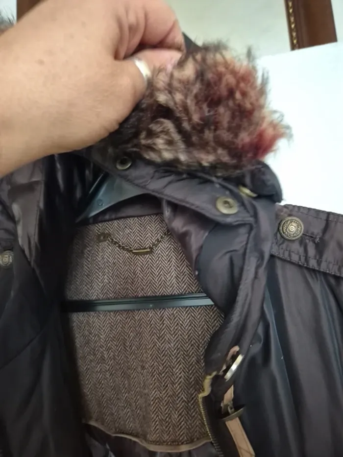 manteau à capuche massimo dutti taille 40 - photo numéro 7