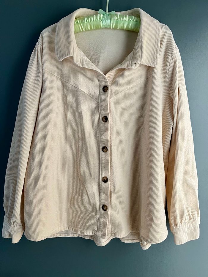 Chemise velours