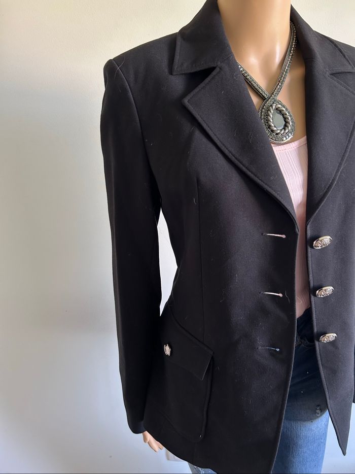 Blazer noir mi long Morgan taille 38 jamais porté - photo numéro 4