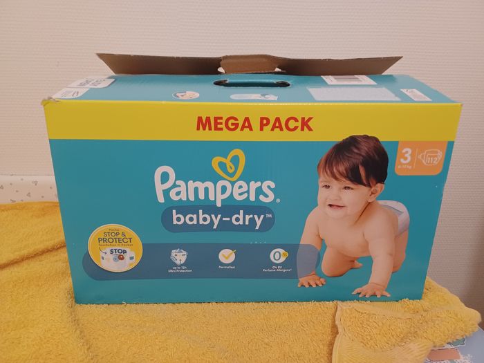Pampers baby dry taille 3