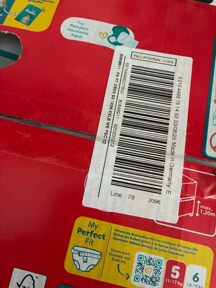 Taille 5 - Couches Pampers baby-dry pants - photo numéro 2