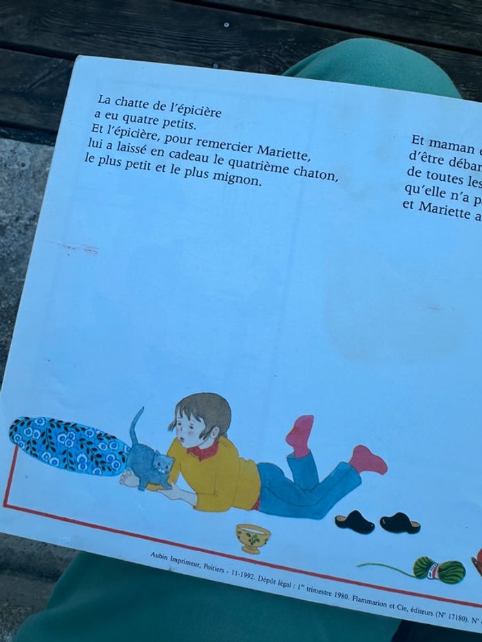 Livre ancien album Les vacances de Mariette albums du Père Castor premières lectures Flammarion - photo numéro 8