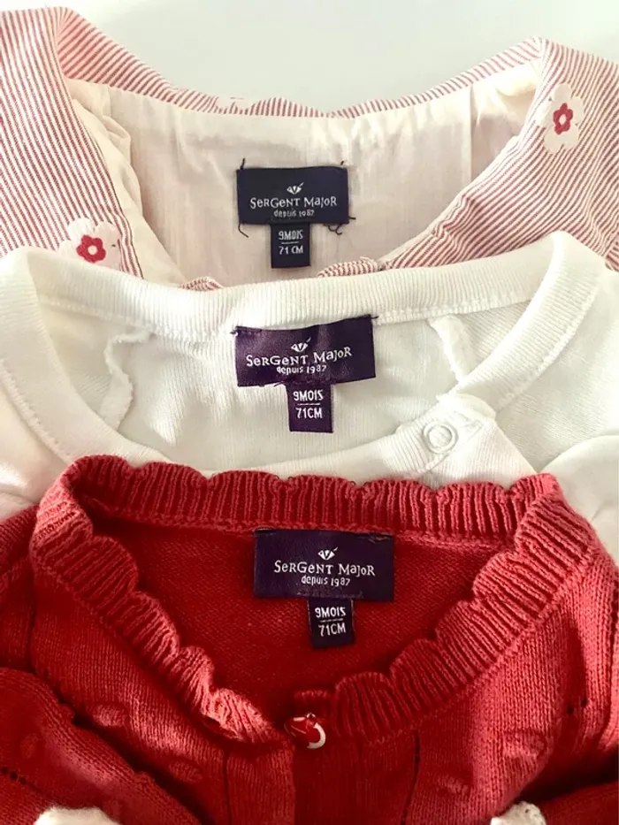 Ensemble complet fille Sergent Major taille 9 mois comme neuf - photo numéro 8