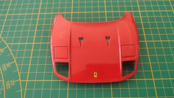 Capot avant pièce détachée miniature Burago Bburago Ferrari F40 1/18 1/18e 1/18ème #D88