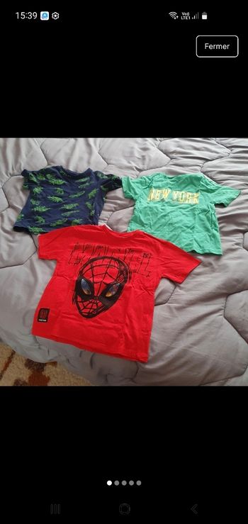 3 tee-shirts 5 ans