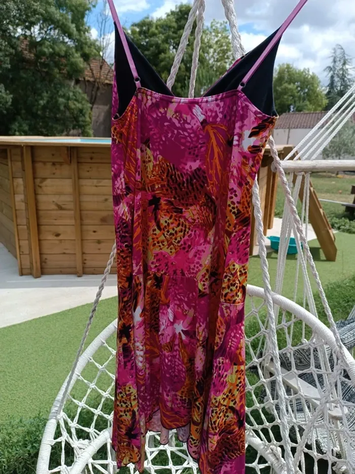 Robe été femme rose taille 44 - photo numéro 2