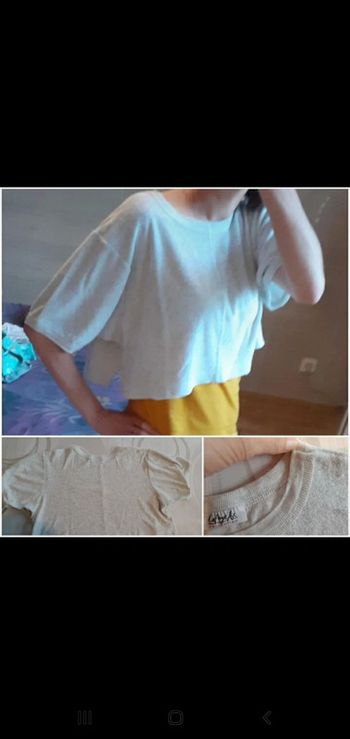 Crop top pull éponge 36 ou 38