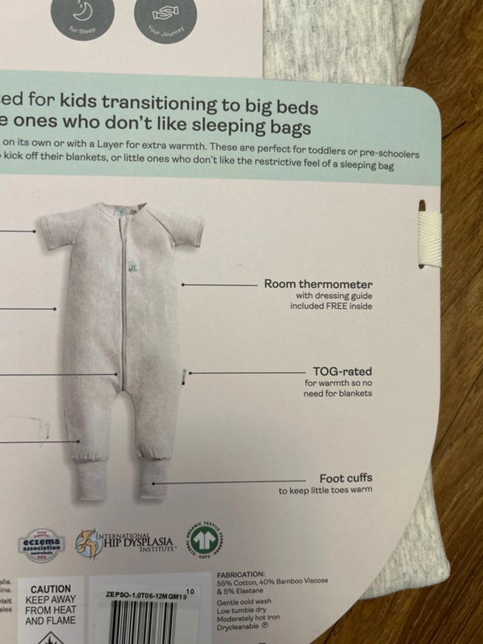 (new) Pack of 2 onesie sleep bag 6-12m - photo numéro 9