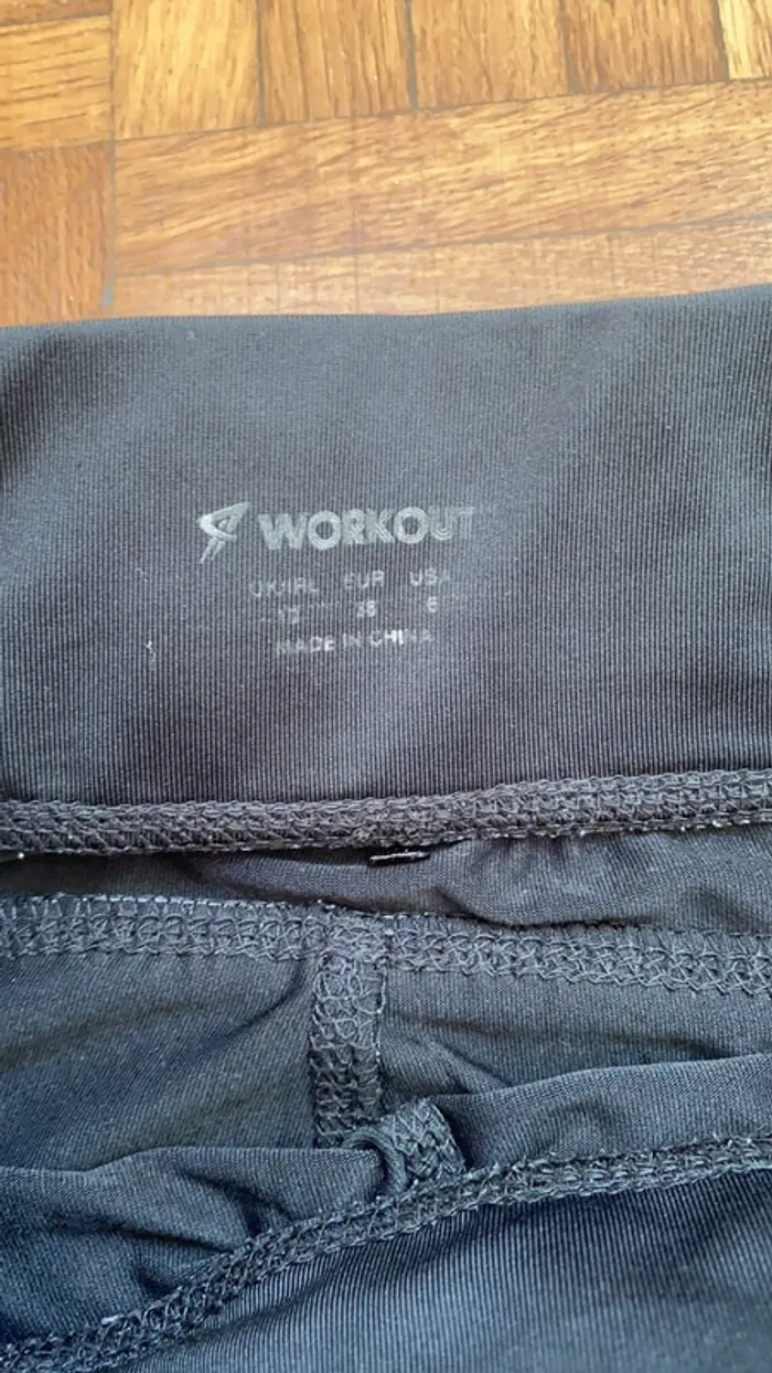 Legging sport noir Workout - photo numéro 4