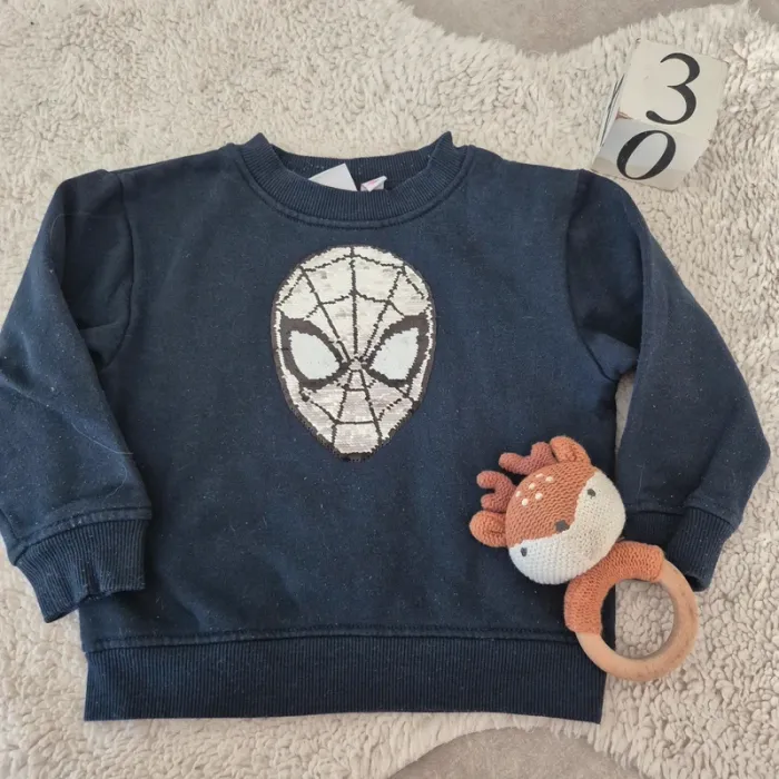 sweat marine Spider-man taille 3ans Marvel - photo numéro 2