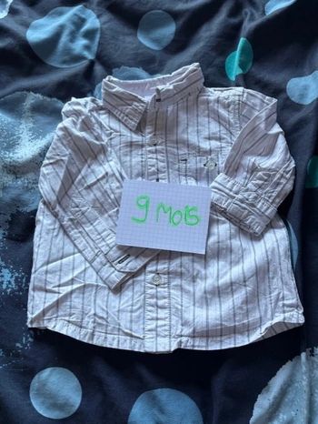 Chemise, taille 9 mois.