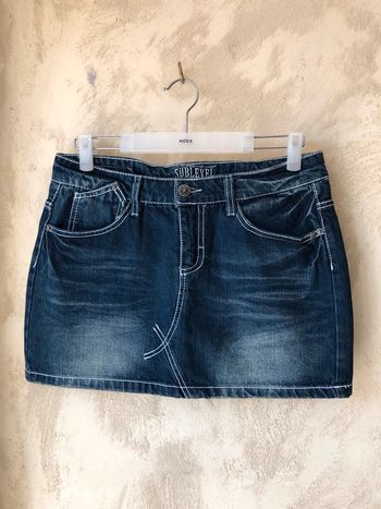 Mini jupe en Jean y2k vintage Sublevel M