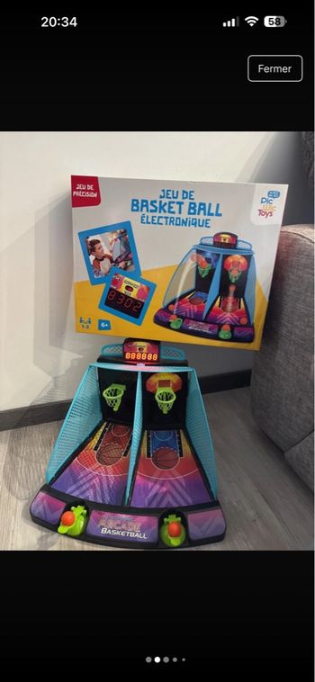 Jeux de basket électronique 