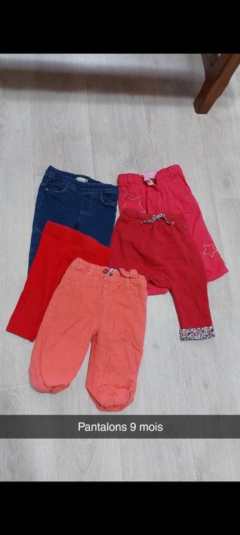 Lot pantalon 9mois