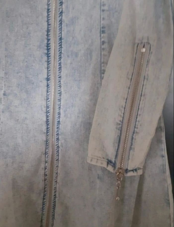 Robe patineuse jeans légère - photo numéro 3