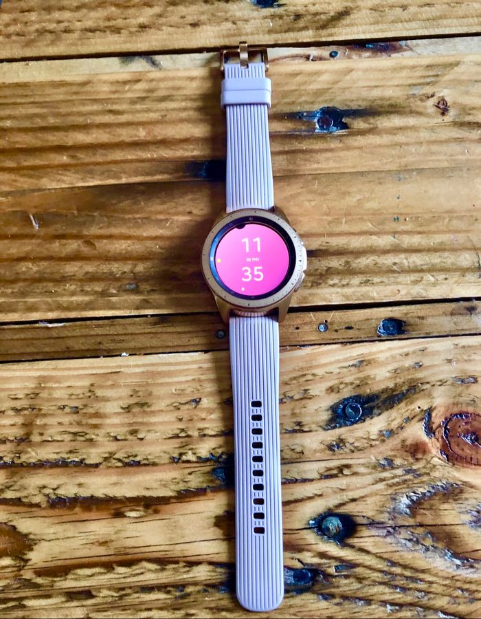 🤍 Montre samsung gold rose galaxy Watch 🤍