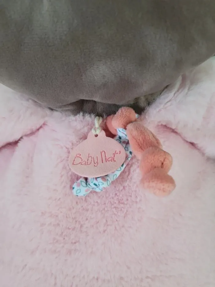 Grande peluche range pyjama hippopotame - photo numéro 3